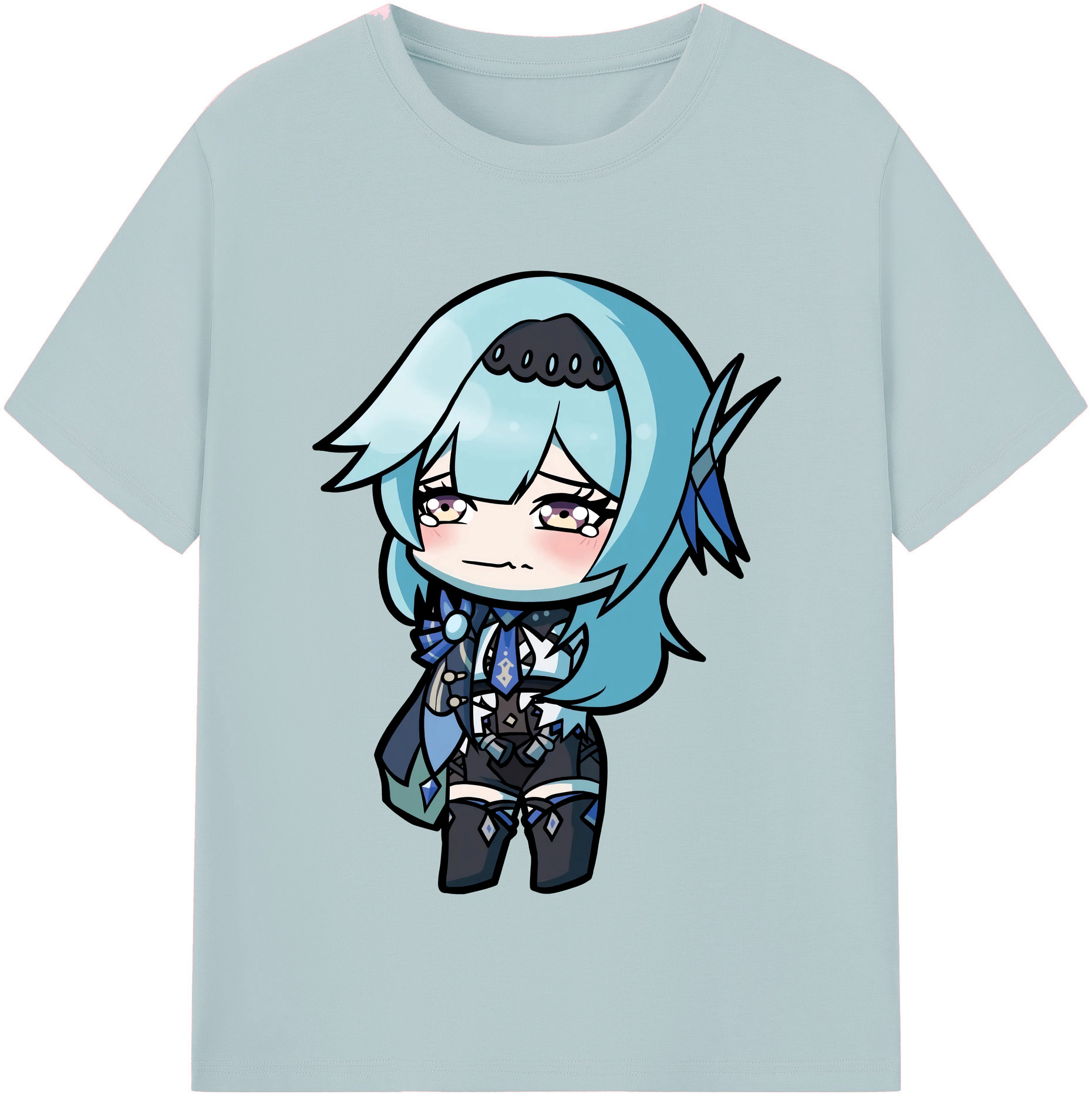 げんし神 优菈 ゆうら genshin Yūra 綿100％半袖Tシャツ（フロントプリント）